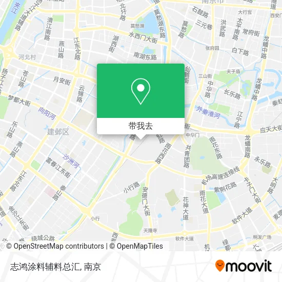 志鸿涂料辅料总汇地图