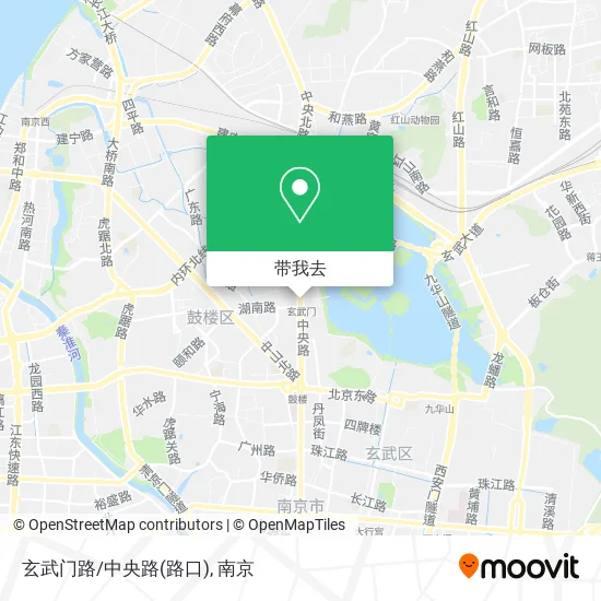 玄武门路/中央路(路口)地图