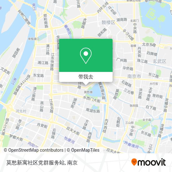 莫愁新寓社区党群服务站地图