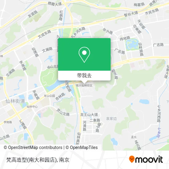 梵高造型(南大和园店)地图