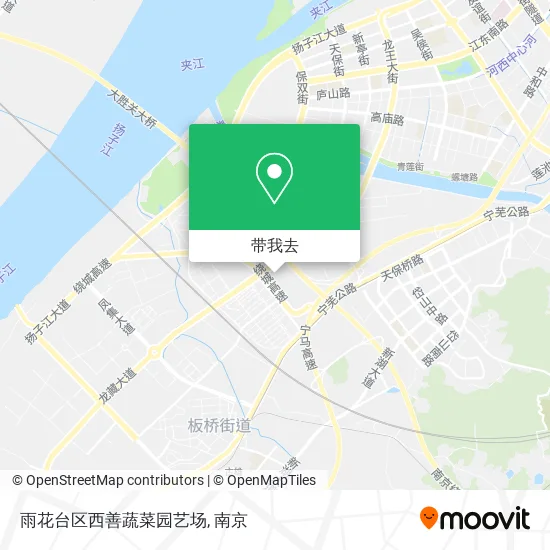 雨花台区西善蔬菜园艺场地图