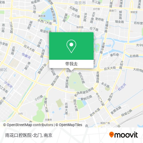 雨花口腔医院-北门地图