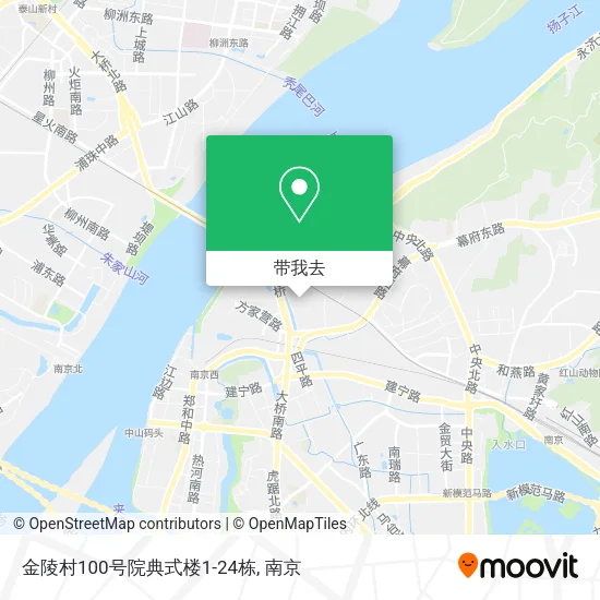 金陵村100号院典式楼1-24栋地图