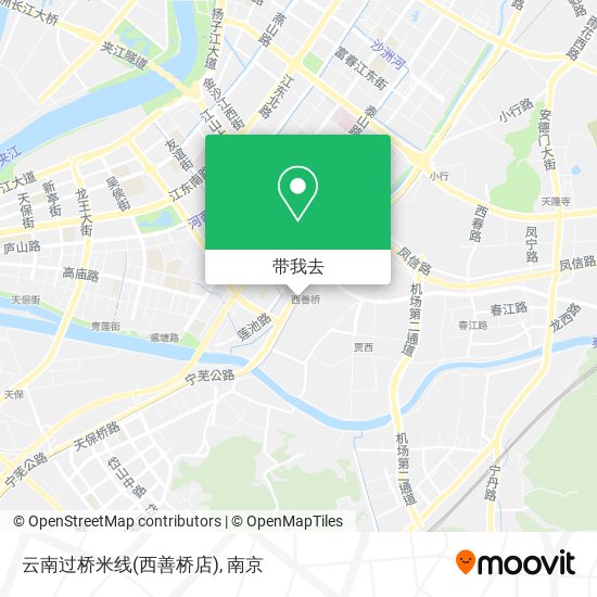 云南过桥米线(西善桥店)地图