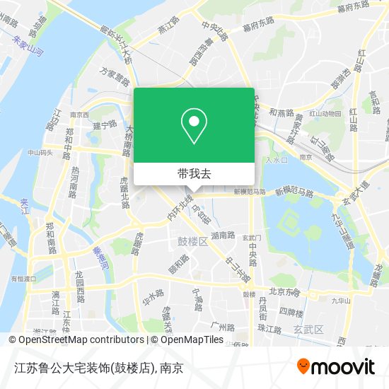 江苏鲁公大宅装饰(鼓楼店)地图