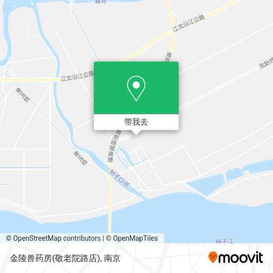 金陵兽药房(敬老院路店)地图