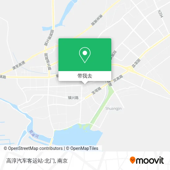 高淳汽车客运站-北门地图
