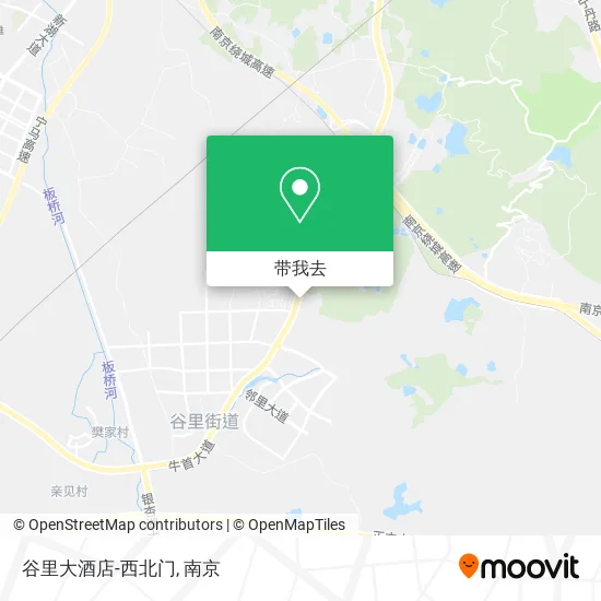 谷里大酒店-西北门地图