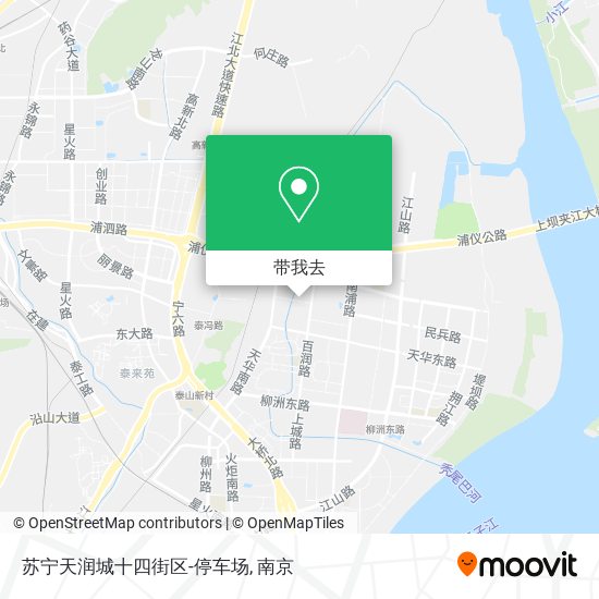 苏宁天润城十四街区-停车场地图