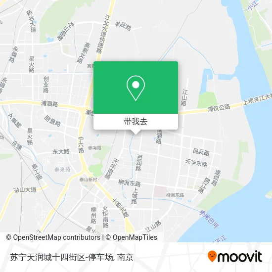 苏宁天润城十四街区-停车场地图