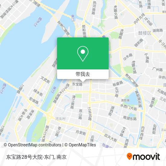 东宝路28号大院-东门地图