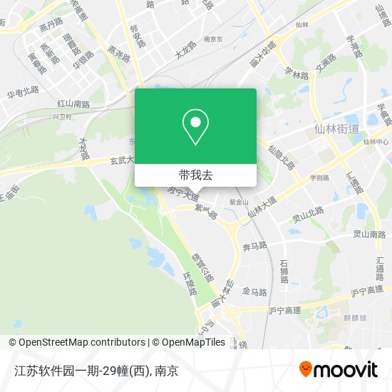 江苏软件园一期-29幢(西)地图