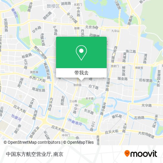 中国东方航空营业厅地图