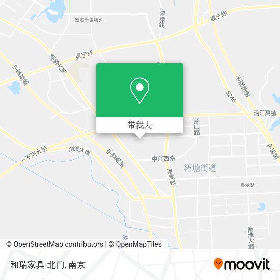 和瑞家具-北门地图