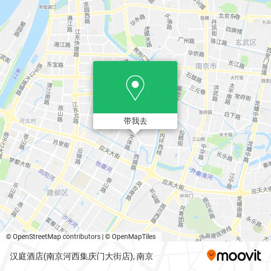 汉庭酒店(南京河西集庆门大街店)地图