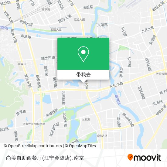 尚美自助西餐厅(江宁金鹰店)地图