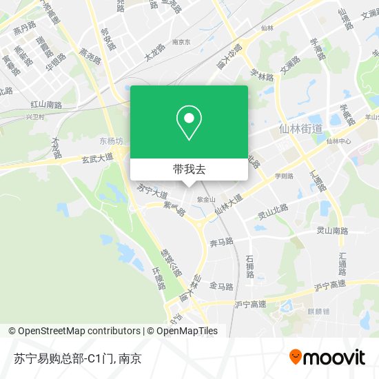 苏宁易购总部-C1门地图