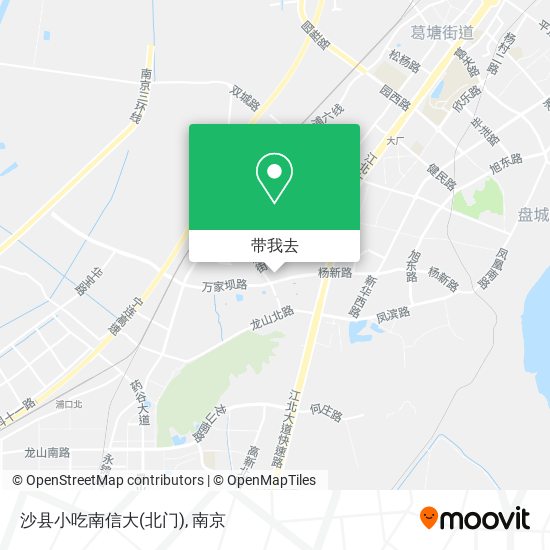 沙县小吃南信大(北门)地图