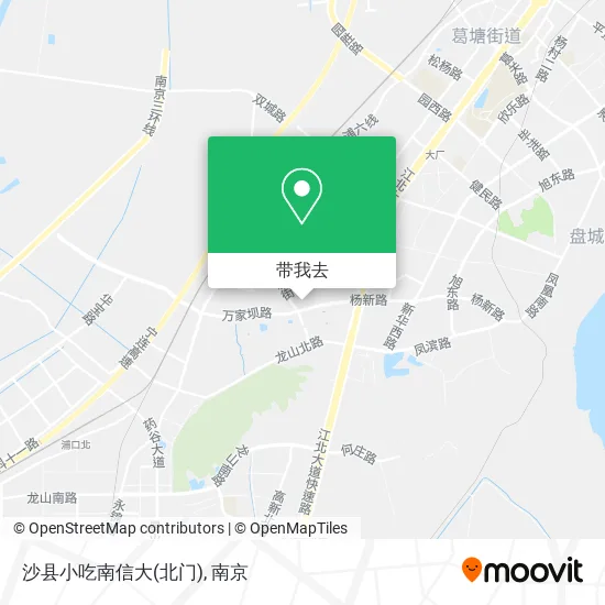 沙县小吃南信大(北门)地图