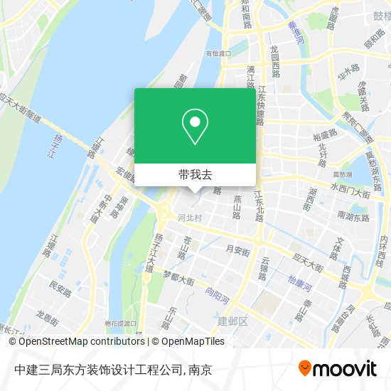 中建三局东方装饰设计工程公司地图