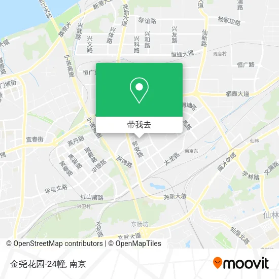 金尧花园-24幢地图