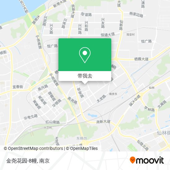 金尧花园-8幢地图