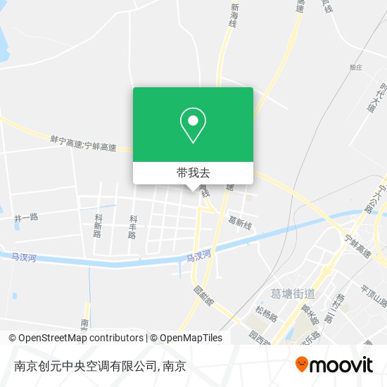 南京创元中央空调有限公司地图