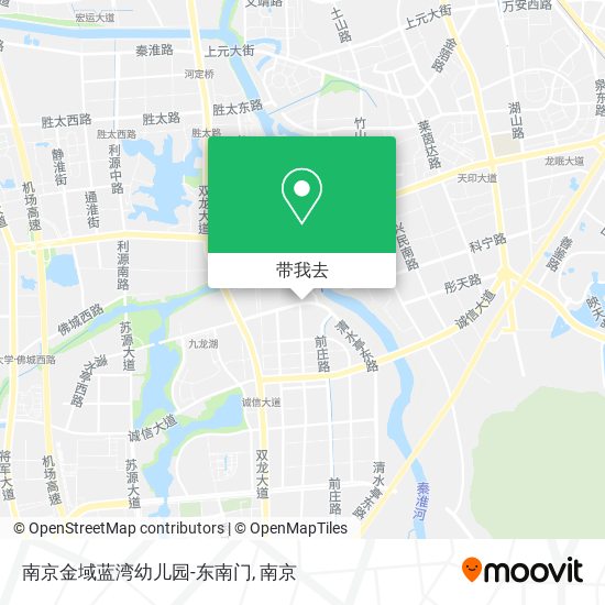 南京金域蓝湾幼儿园-东南门地图