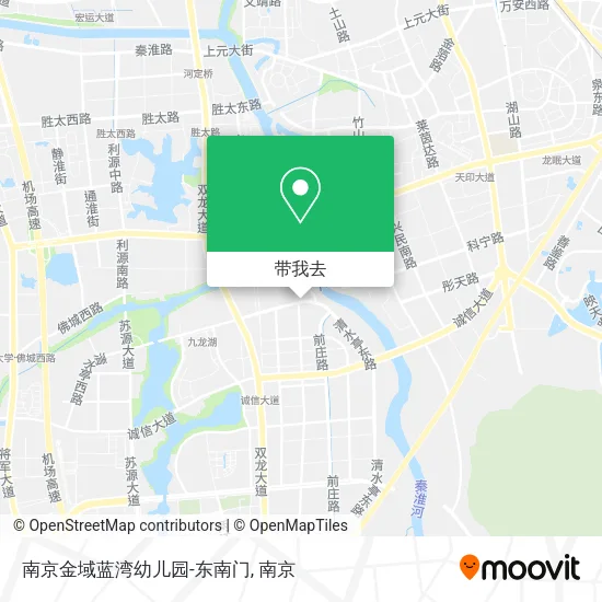 南京金域蓝湾幼儿园-东南门地图
