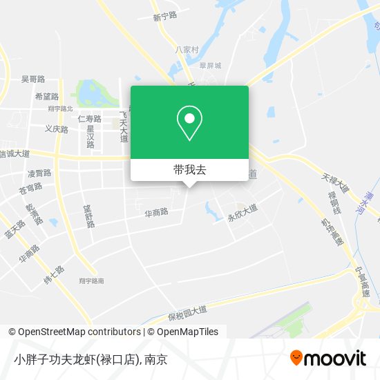 小胖子功夫龙虾(禄口店)地图
