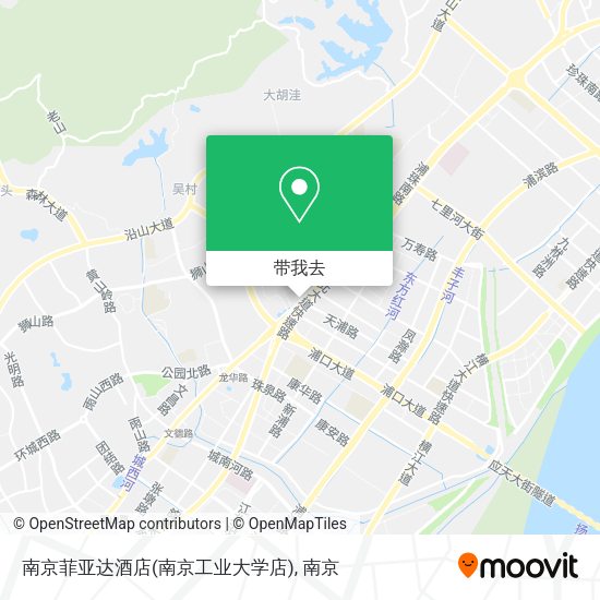 南京菲亚达酒店(南京工业大学店)地图