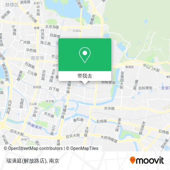 瑞满庭(解放路店)地图