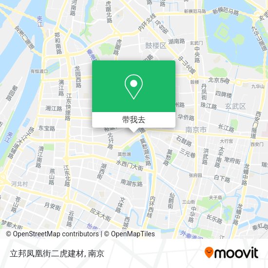 立邦凤凰街二虎建材地图