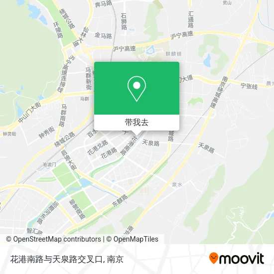 花港南路与天泉路交叉口地图