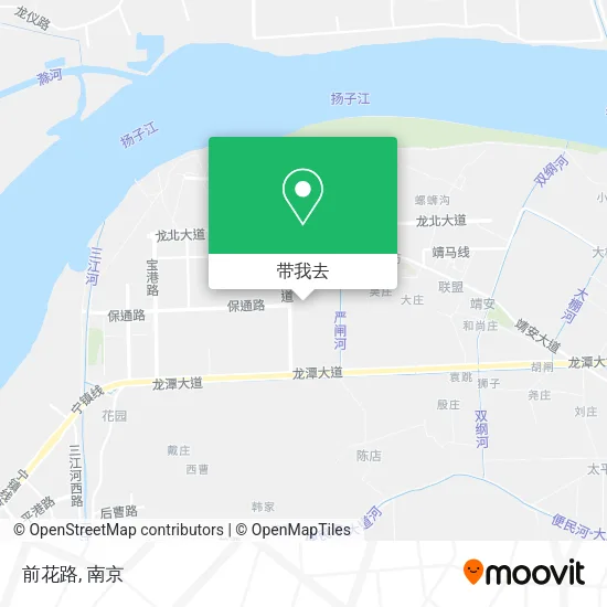 前花路地图