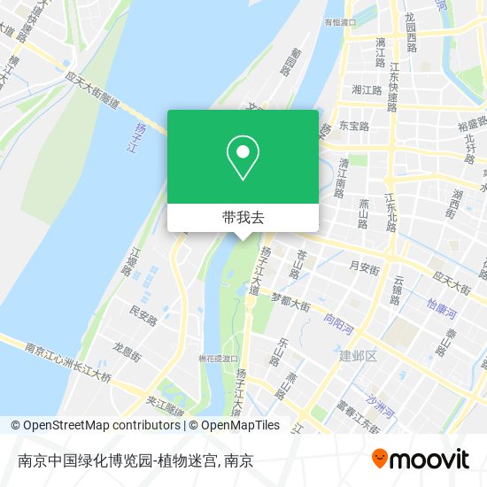 南京中国绿化博览园-植物迷宫地图