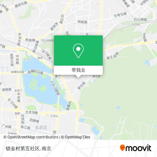 锁金村第五社区地图