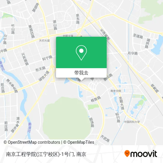 南京工程学院(江宁校区)-1号门地图