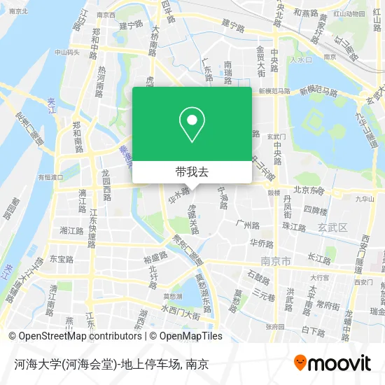 河海大学(河海会堂)-地上停车场地图
