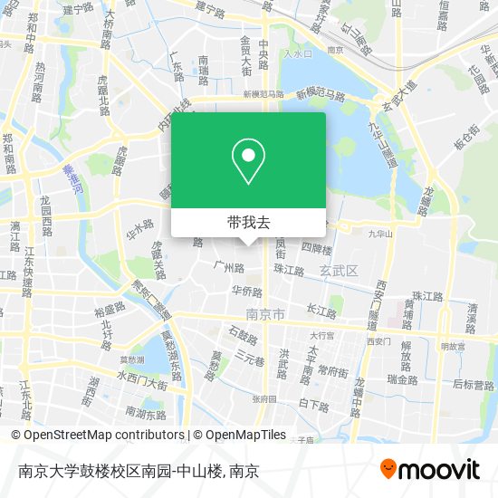 南京大学鼓楼校区南园-中山楼地图