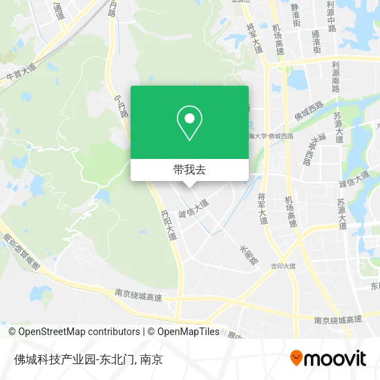 佛城科技产业园-东北门地图