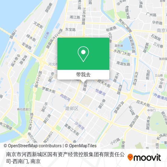 南京市河西新城区国有资产经营控股集团有限责任公司-西南门地图
