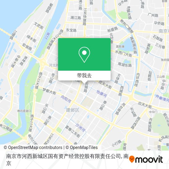 南京市河西新城区国有资产经营控股有限责任公司地图