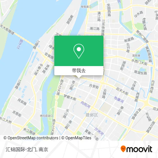 汇锦国际-北门地图
