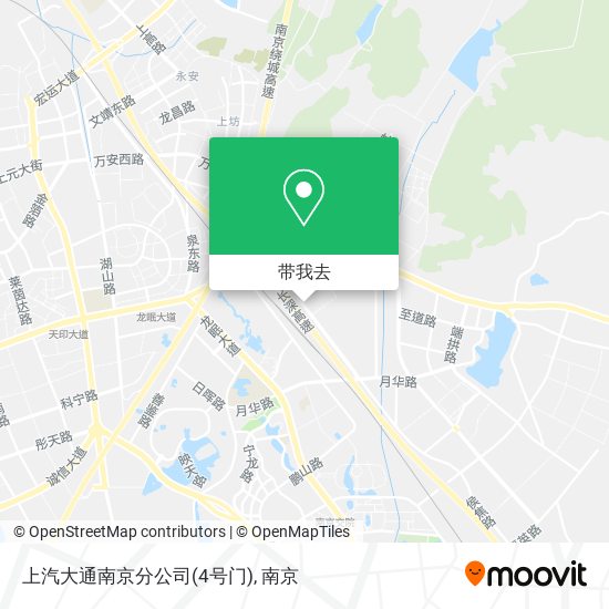 上汽大通南京分公司(4号门)地图