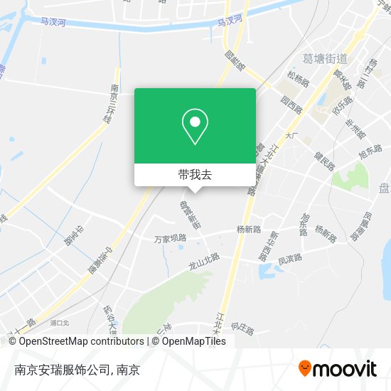 南京安瑞服饰公司地图