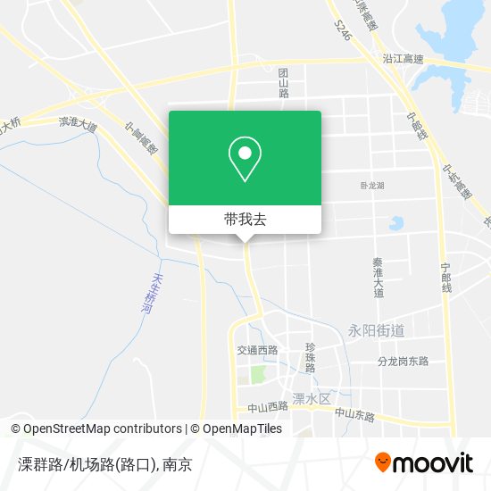 溧群路/机场路(路口)地图