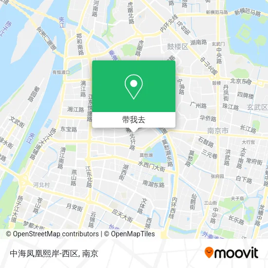 中海凤凰熙岸-西区地图