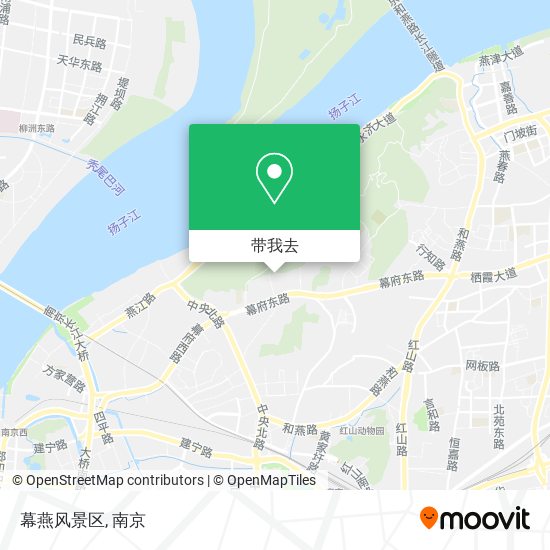 幕燕风景区地图