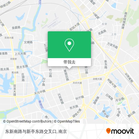 东新南路与新亭东路交叉口地图